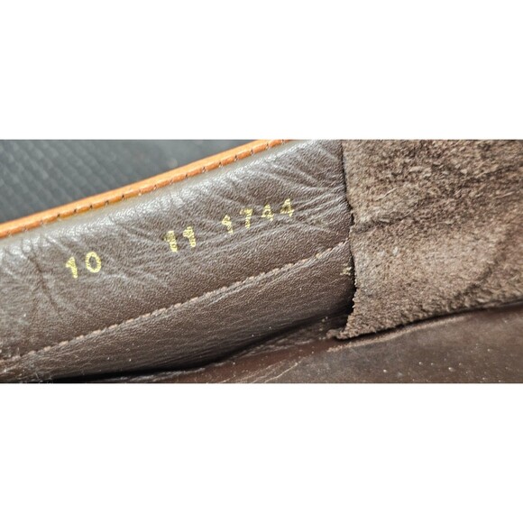 Vestigium Men\'s Brown Leather Loafers Driving Moccasins Slip-On Sharkskin Luxury main image 8